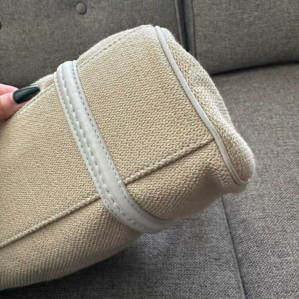 Vintage Dior “My Dior frame” raffia blend satchel - Picture 14 of 15